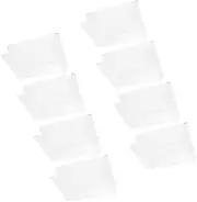 KICHOUSE Cassette Tape Storage Box Set 8pcs Plastic Cassette Tapes Holder Note Holder Compact Cassette Tape Organizer for Home or Office