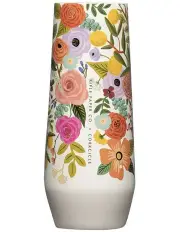 [Corkcicle] Stemless Flute - 207ml Rifle Paper - Garden Party Cream