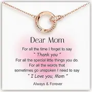 [SilverLining Creation] Mother Daughter Necklace – Gifts for Mom, Gifts for Daughter, Mom Birthday Gifts, Daughter Birthday Gifts, 18K Gold Plated, 5A Zirconia, Triple-Layered Finish, Size 17-19'' 3,