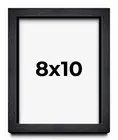 8x10 Shadow Box Frame Black | 1 Inches Deep Real Wood Farmhouse Shadowbox Displa