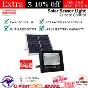 LED Solar Sensor Lights Street Flood Light Security Lamp 60W Outdoor Garden Yard