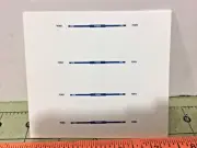 CUSTOM 1/64 FORD 9700 tractor uncut lot of 4 stickers