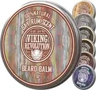Beard Balm with Bay Rum Scent and Argan & Jojoba Oils - Styles, Strengthens & So