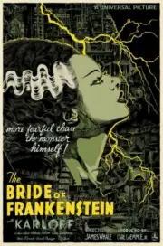 Mondo BRIDE OF FRANKENSTEIN Francesco Francavilla Variant Print LE # xx/150