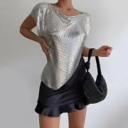 JESSICA Crystal Mesh Bag