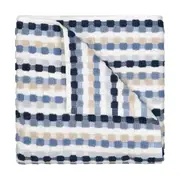 Blue Popcorn Cotton Bath Towel