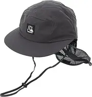 [Quiksilver] QSA241713 BLK Cap, Amphibious, UPF 50+, Water Repellent Jet Cap, Men's, Black, One Size