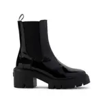 [Stuart Weitzman] Stuart Weitzman-Black Soho Patent Leather Chelsea Boots-Donna 40 IT
