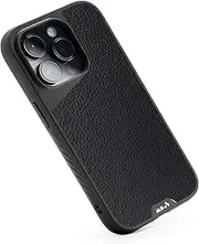 Mous for iPhone 14 Pro Max Case MagSafe Compatible - Limitless 5.0 - Black Leather - Protective iPhone 14 Pro Max Case - Shockproof Phone Cover