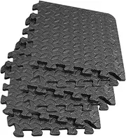 SUPVOX 6Pcs Leaf Grain Eva Floor Mats Thicken Interlocking Splicing Rug Cushioned Pad for Gym Dance Non Slip Design Comfortable and Unique Patchwork Flooring
