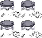 75mm 75.25mm 75.5mm 75.75mm 76mm STD 0.25 0.5 0.75 1.0 Motorcycle Piston Rings Kit For CBR1000RR CBR 1000 RR R 2A(1.0 Piston Ring)