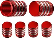 Fit for Audi A3 A4 B5 B6 A3 8P 8V 8L A5 A6 C6 C5 A1 A7 A8 Q2 Q3 TT RS3,Valve Stem Caps for Cars,Aluminum Alloy Valve Caps for Car Tires,Car Accessorier,6 Pack