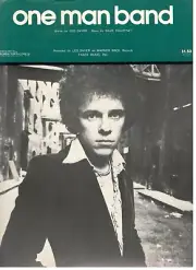 LEO SAYER "ONE MAN BAND" SHEET MUSIC-PIANO/VOCAL/GUITAR/CHORDS-1975-NEW ON SALE!