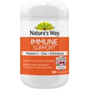Nature's Way Vitamin C & Zinc & Echinacea Immune support 100 pack