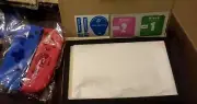 Tempered Glass Screen Protector and rubber controller cover For Nintendo Switch