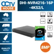Dahua NVR 16 Channels+4TB HDD DHI-NVR4216-16P