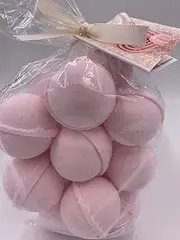 14 PINK SUGAR Bath Bomb Fizzies with Shea Butter, Ultra Moisturizing (12 Oz) .Great for Dry Skin (Pink Sugar FBA)
