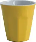 Two-Tone Melamine Cup, Yellow, 16751