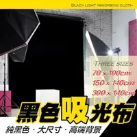 在飛比找momo購物網優惠-【WEPAY居家首選】純黑色吸光布-300x140cm(吸光