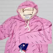 Champion Womens Hoodie Sweatshirt S Pink Spell Out Graphic Fleece Sweater Retro