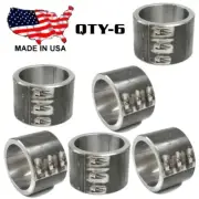6 Universal 3.0” Steel Bar Clamps 6 Bolt Weldable Cage Roll Bar Rack Fabrication