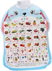 WESIEVYA Interactive Audio Sling Toys for Boys and Girls Plush Cherub Musical Toy Early Learning Chart Toddler Reading and Learning Aid