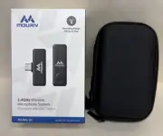 MOURIV 2.4GHz Wireless Microphone MiniMic UC for USB-C devices