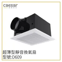 在飛比找蝦皮購物優惠-〖Caesar〗凱撒衛浴 超薄型靜音換氣扇 D609 D60