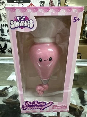 Genuine Silly Squishies Ms. Pinky Frosting Cake Froster Squishy New
