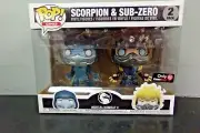 FUNKO POP MORTAL KOMBAT X SCORPION & SUB-ZERO 2 PACK