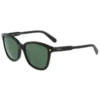在飛比找PChome24h購物優惠-Salvatore Ferragamo- 時尚太陽眼鏡（黑色