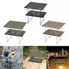 Camping Table Steel Beach Table Stable Folding Table for Picnic Garden Yard