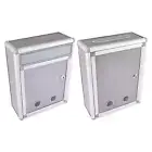 Wall Mounted Mailbox Large Capacity Durable Vertical Mailbox with Lock