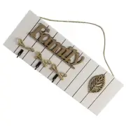 Hanging Holder Wall Key Hooks Storage Rack Decor for Bedroom