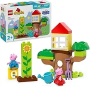 [LEGO] DUPLO Peppa Pig Garden and Tree House Kids' Toy for 2+ Year Old Girls and Boys, Includes Two Animal Figures, Creative Outdoor Activity, Educational Toddler Learning for Early Development 10431