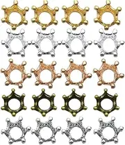 [Xatteua] Crown Charm for Jewelry Making | Vintage Crowns for Crafts,20x Charm Findings, Funny Craft Supplies for Necklace, Bracelet, Earring