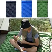 Thick Camping Air Mattress - Portable Two-Person Sleeping Pad | Double Sleeping Camping Pads | Comfort Inflatable Camping Sleeping Mat for Hiking, Backpacking, Inflate and Deflate Quickly