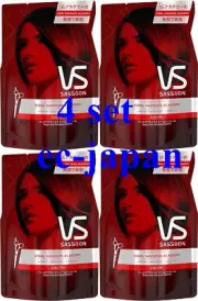 Vidal Sassoon Shampoo Base Care Moisture Control Refill 350 mL set of 4