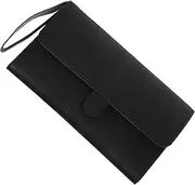 Barber Scissors Case Scissor Container Leather Scissor Bag for Hair Scissors Combs Cosmetics Portable Organizer