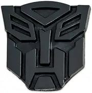 Transformers Autobot Car Black Badge Emblem 3D Logo Small