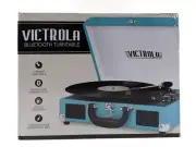 Victrola Vintage 3-Speed Bluetooth Portable Suitcase Record Player with Built-in
