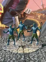 Sea Elf Druid x3 D&D Miniature Dungeons Dragons Seas & Shores wizard sorcerer 2