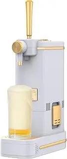 A:Gray,Beer Kegerator,Beer Foam Machine,Touchless Beer Dispenser,Beer Dispenser for Home,Applicable to Bottled and Canned Beer