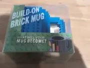 Build-On Brick Mug Kit, Blue Cup Brand New, Never Opened