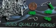 50 RC BODY CLIPS CAR TRUCK BUGGY BODY PINS 1/10 SCALE AND 4 GREEN RC CLIP PULLS
