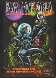 2022 5finity Blast Off Girls Sketch Card Pack