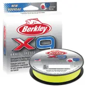 Berkley X9 Flame Green 300m Braid Fishing Line Berkley X-9 9 Carrier BRAND NEW @