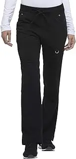 [Dickies] Womens Mid Rise Rib Knit Waistband Pant Medical Scrubs Pants