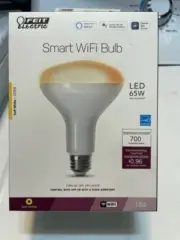 Feit Electric BR30/927CA/AG Smart WiFi LED Bulb, Soft White, 8 W, Alexa, FS