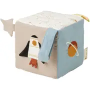 Fabelab 12cm Fabric Cube Space Cotton Activity Fun Play Toy Baby/Infant 0m+